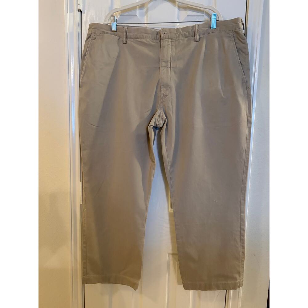 Polo Ralph Lauren Chino Pants Mens 44x34 Stretch Classic Fit Khaki Tan - Picture 2 of 8